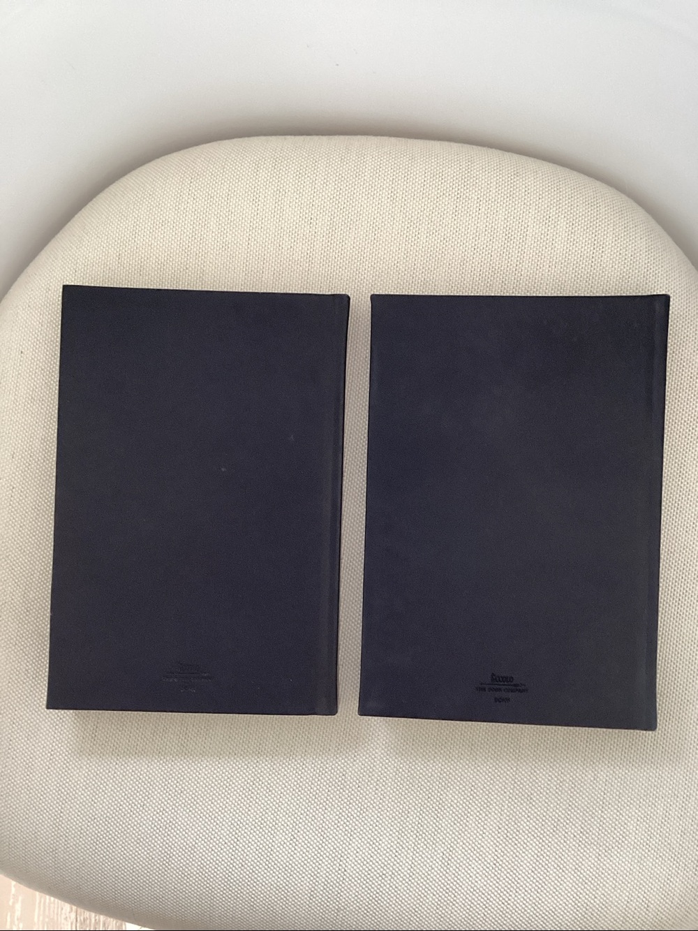 Classic Black Hardcover Lined Journal with Ribbon Bookmark Set of 2 - Picture 3 of 6